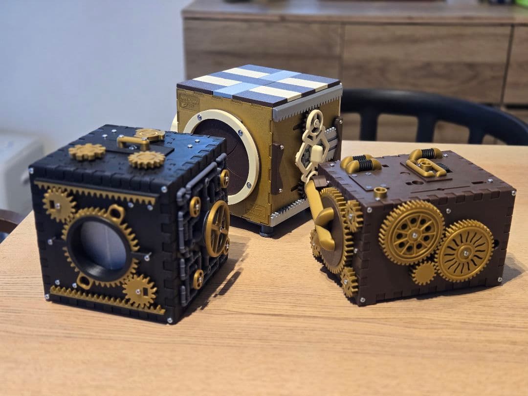 3Dプリント自作パズルボックス 3個セット