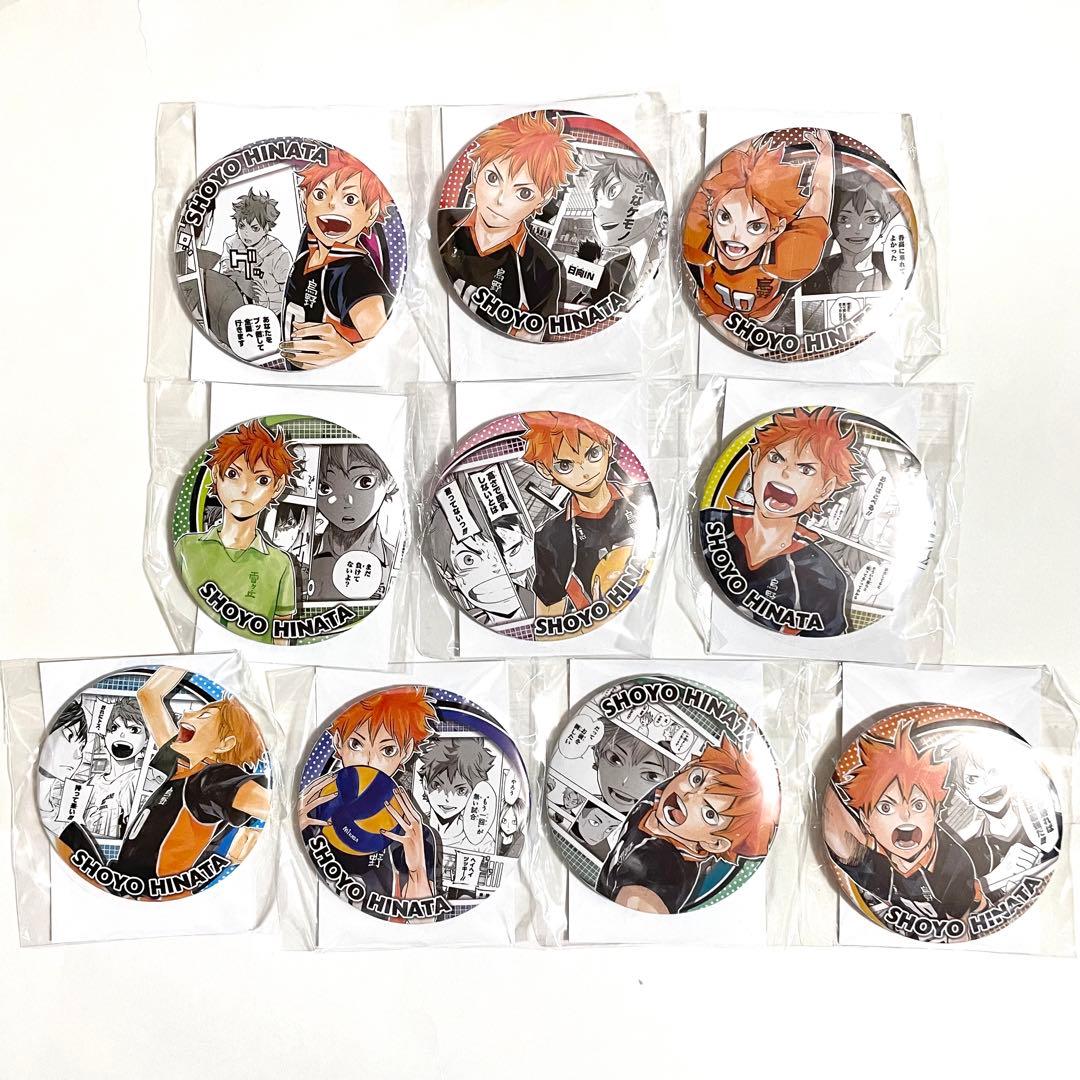 ハイキュー!! コレクション缶バッジ HEROES 日向翔陽 コンプリートセット