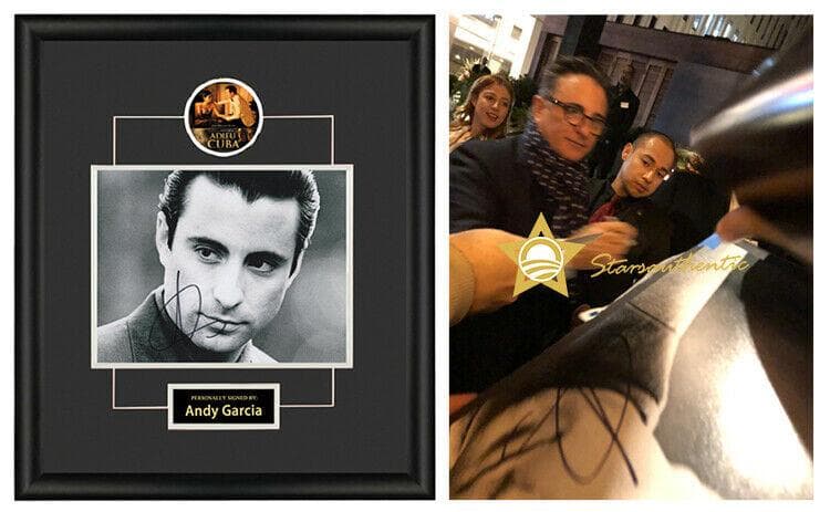 直筆サイン入り写真 アンディ・ガルシア 俳優 失われた都市 SA鑑定済