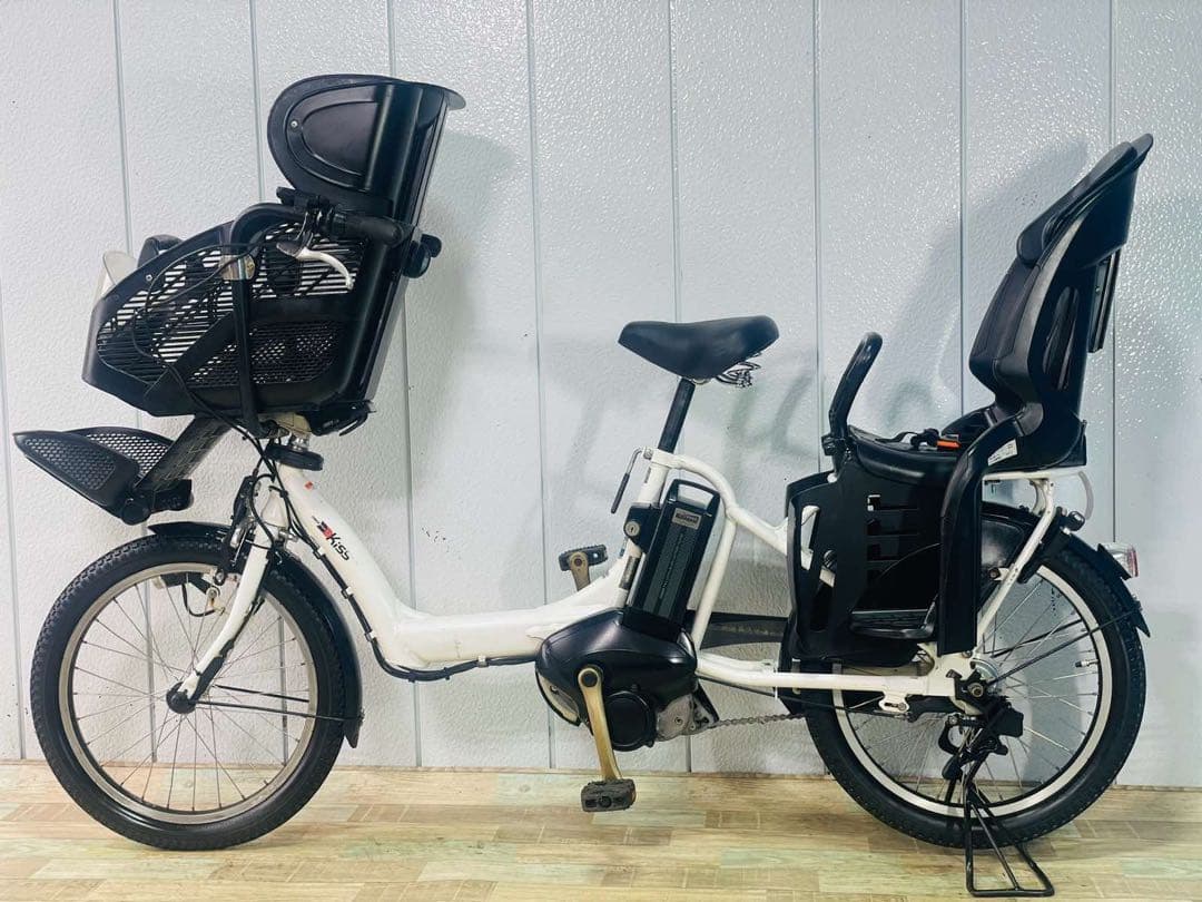 2994ヤマハ12.8アンペア3人乗り対応20インチ子供乗せ　電動アシスト自転車