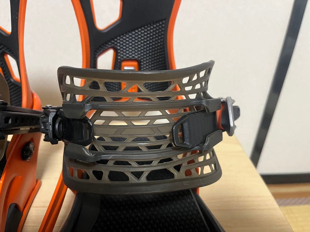 ROME CRUX 19-20スノーボードビンディング オレンジ　Ｌサイズ
