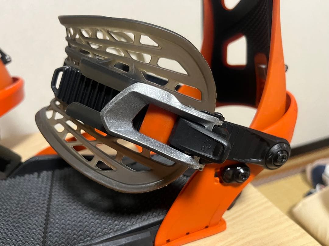 ROME CRUX 19-20スノーボードビンディング オレンジ　Ｌサイズ