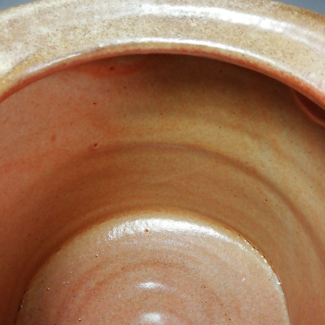 Ｓ４６５　水指　『備前志野水指』『藤原恭助作』　共箱　茶道具