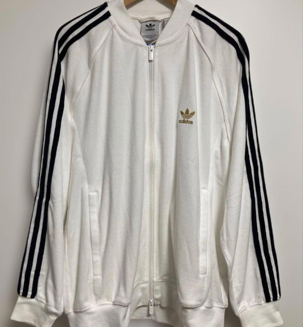 新品未使用y2k常田大希adidasジャージトラックジャケットパイル生地白色L