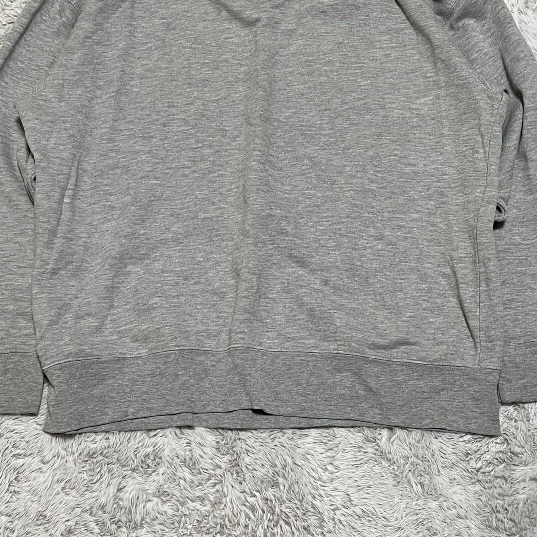 old stussy 90s 00s スウェット　紺タグ　前V 刺繍　短丈　M