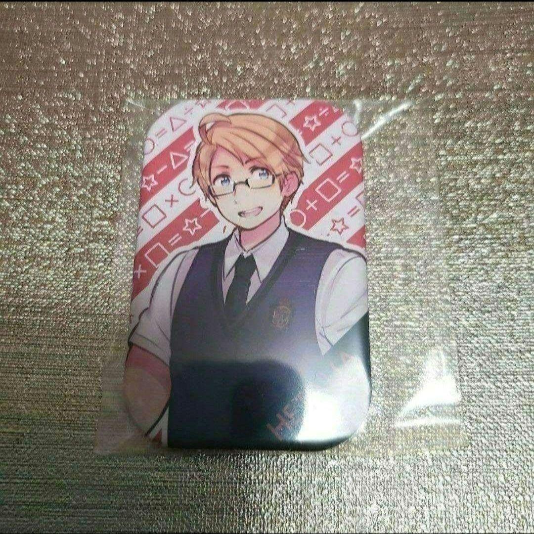 アメリカ 米 缶バッジ 学園ヘタリア ヘタリア