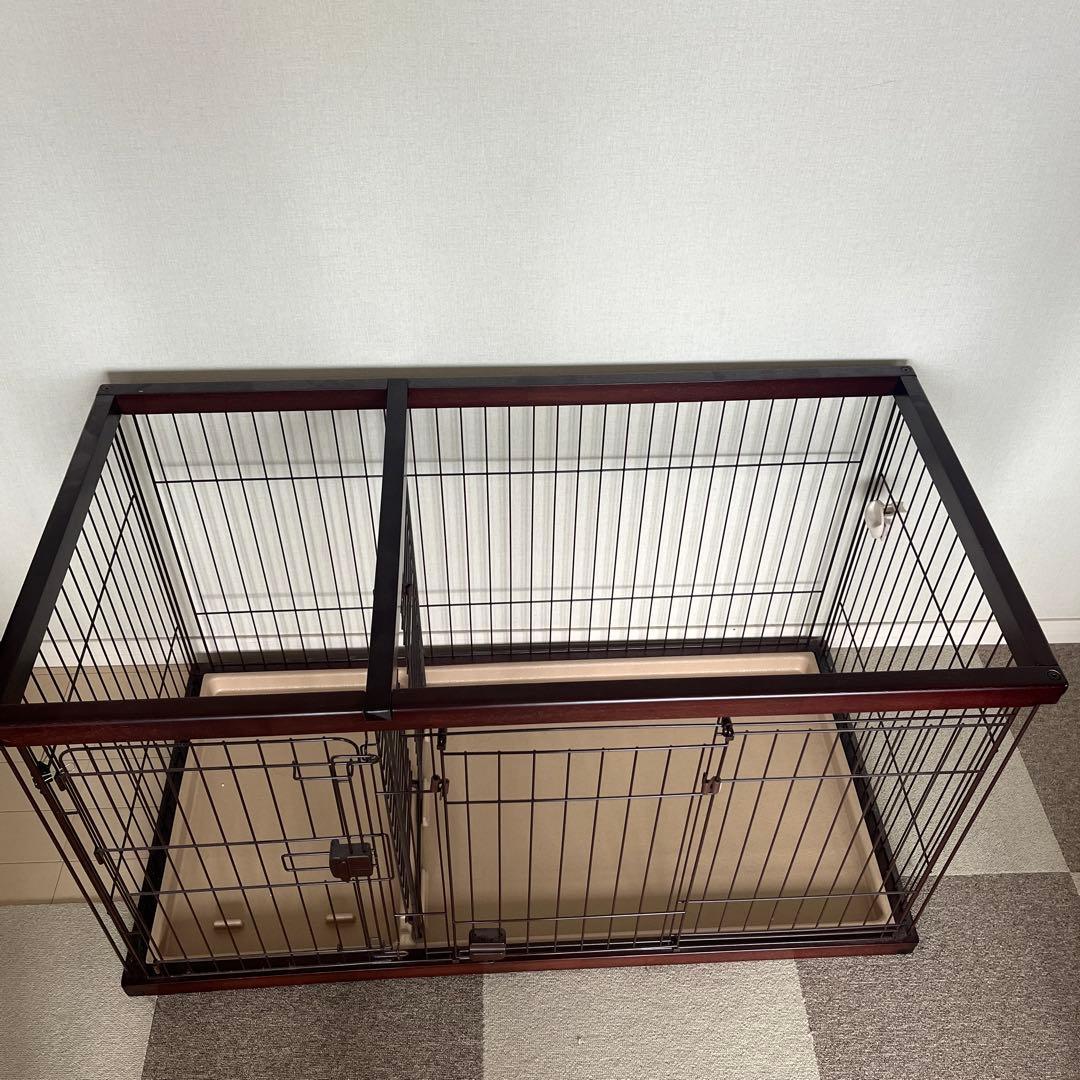トイレのしつけができるドッグサークル　犬用ケージ　ペットサークル　☆おまけ付き☆