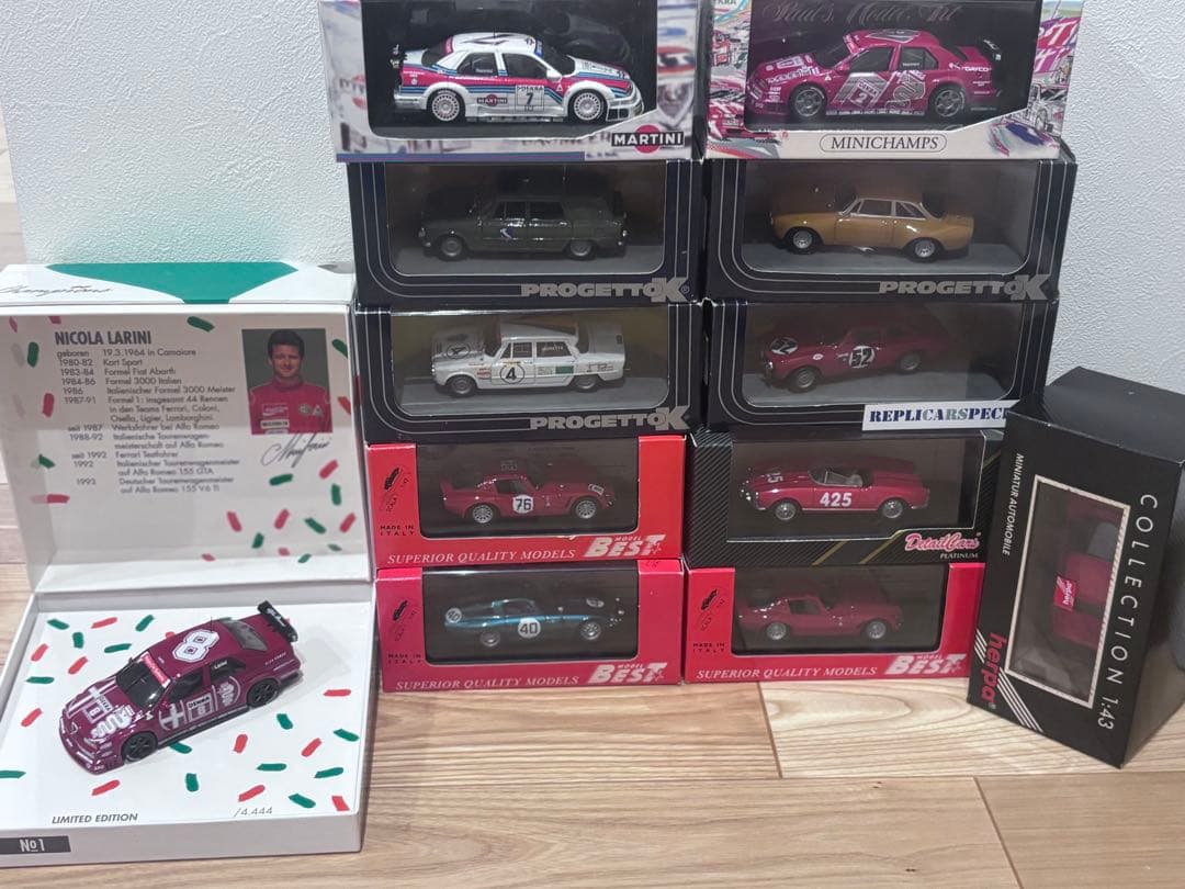 希少 1/43 Larini限定含む MINICHAMPSまとめ売り
