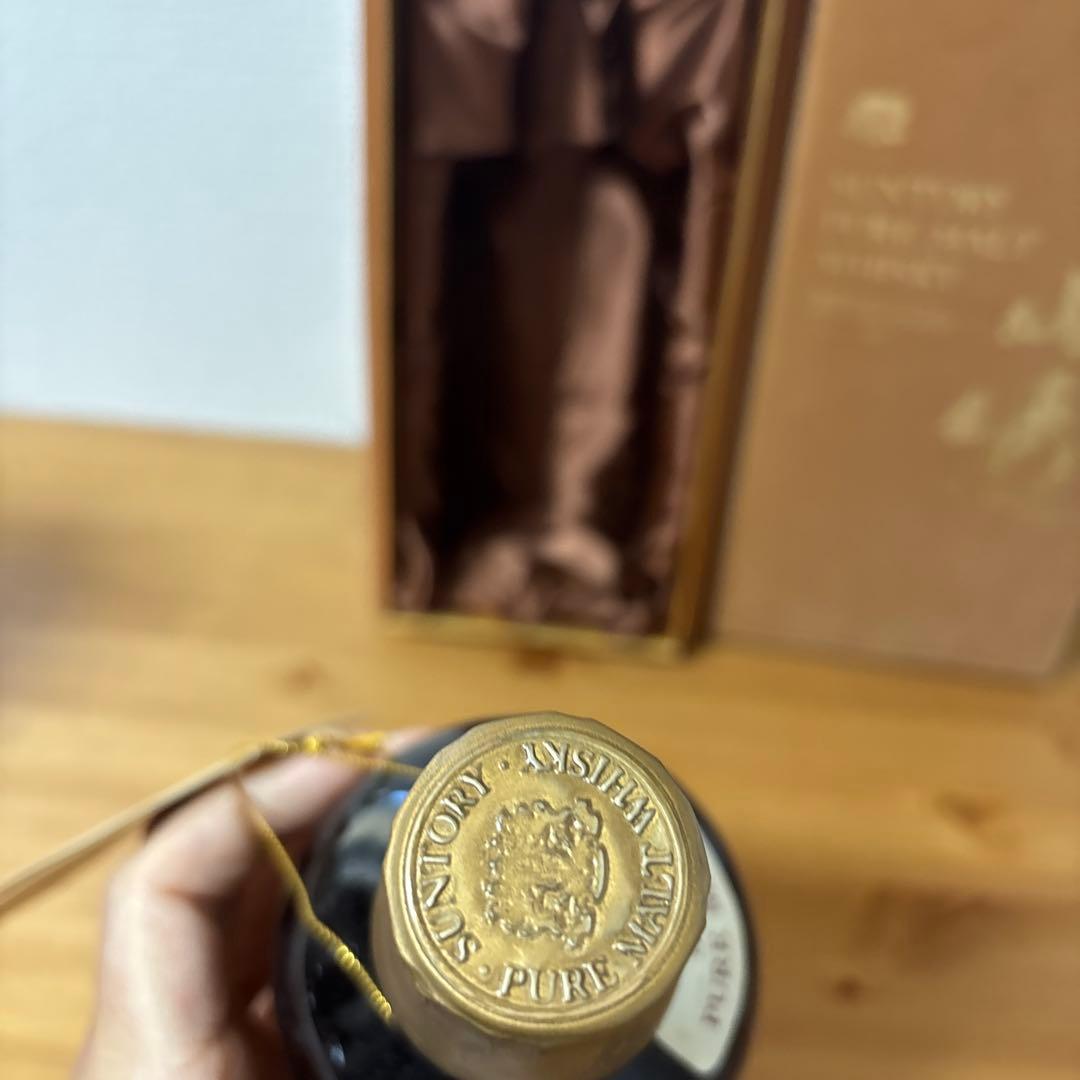 サントリーピュアモルトウイスキー　山崎　特級　760ml 初期ラベル　冊、箱付❷