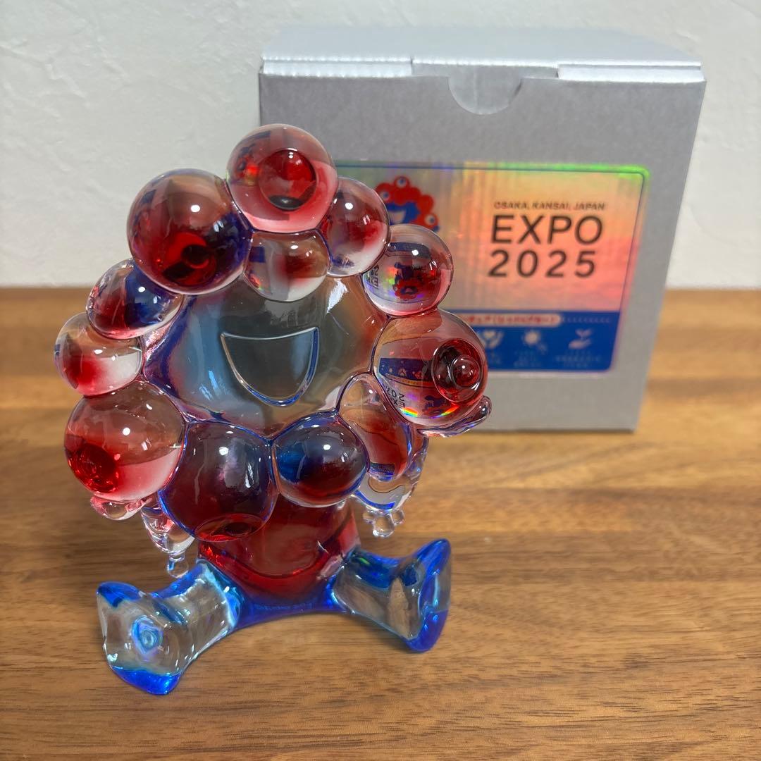 EXPO2025 ミャクミャク　クリアフィギュア / レッド×ブルー
