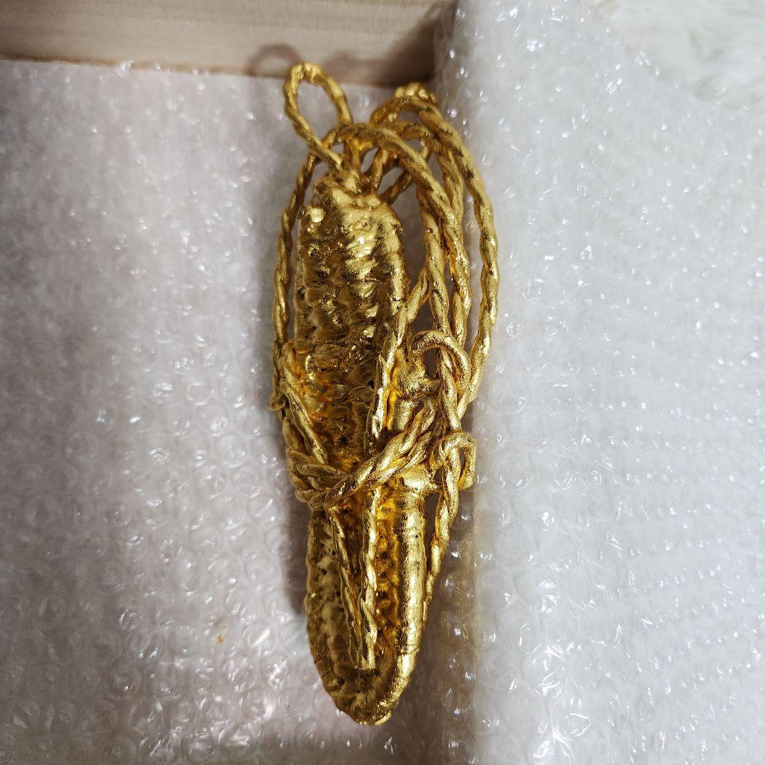 【ほぼ新品】金のわらじ 純金箔 999.9 商売繁盛 学業向上 恋愛成就