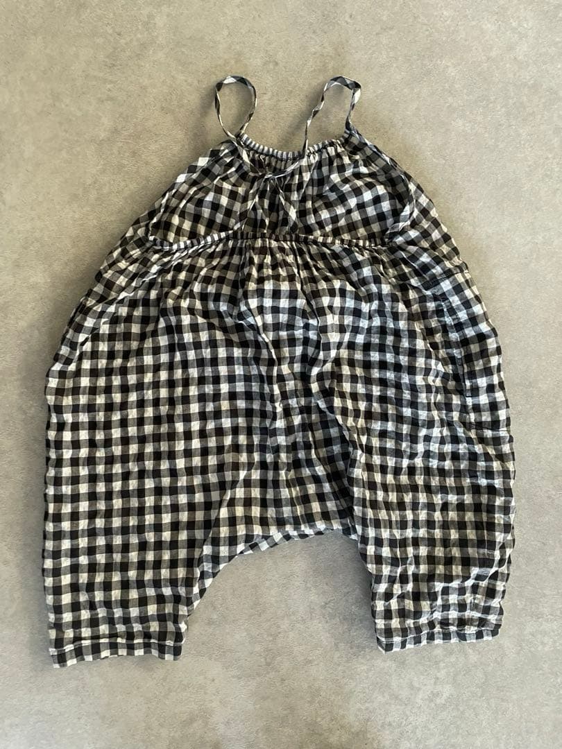 soor ploom ines 1y ギンガムチェック サロペット