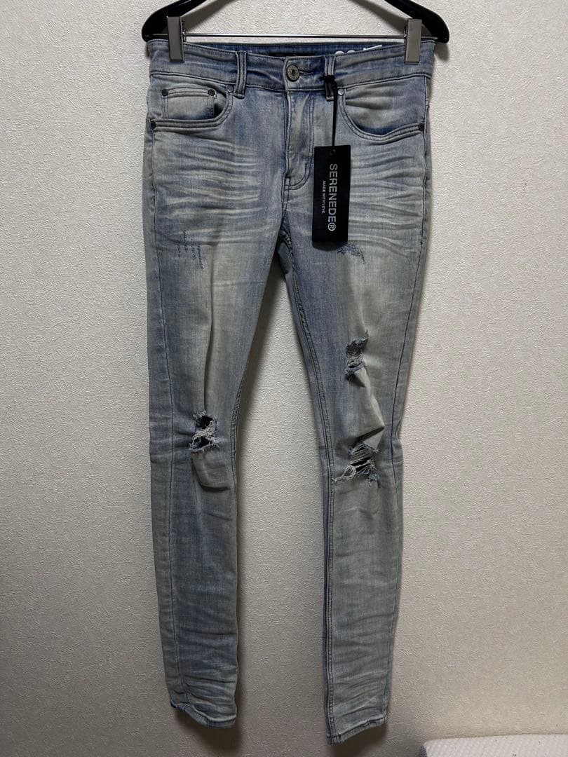 SERENEDE ダメージ加工デニム 28 日本入手不可