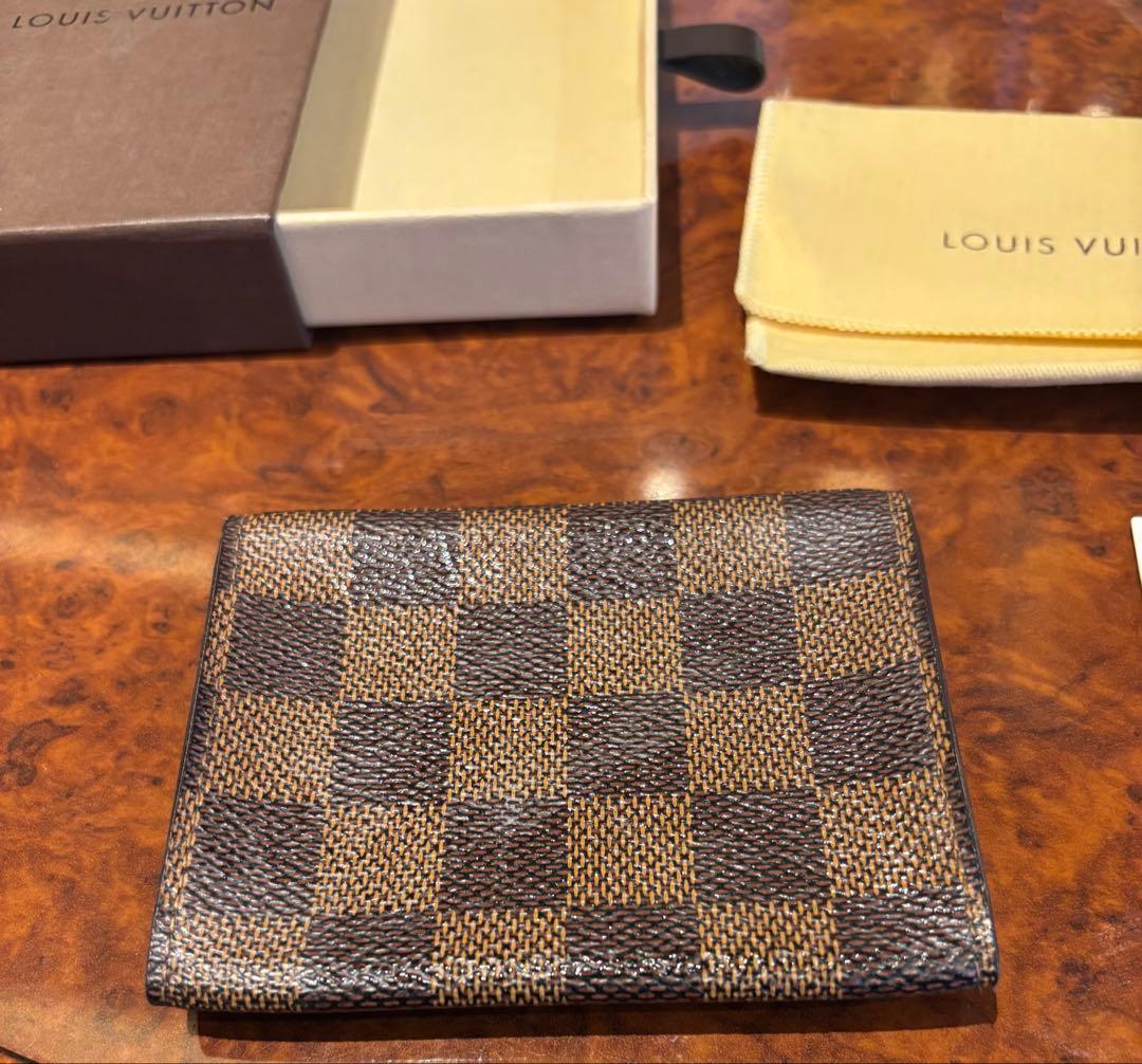 ルイヴィトンダミエ　名刺入れ　付属品あり