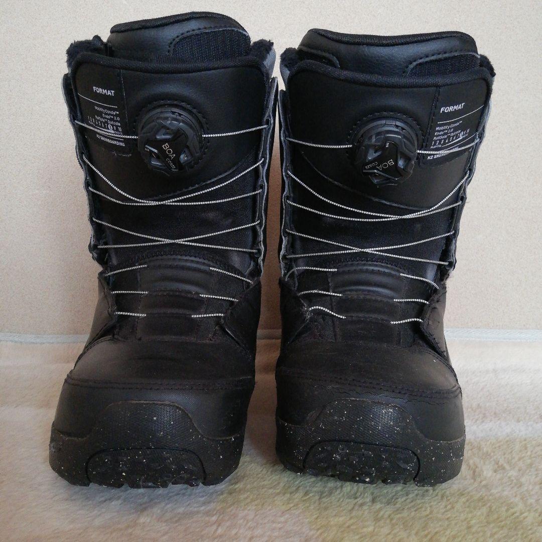 【美品】K2 レディース ダブルBOA FORMAT スノーボードブーツ