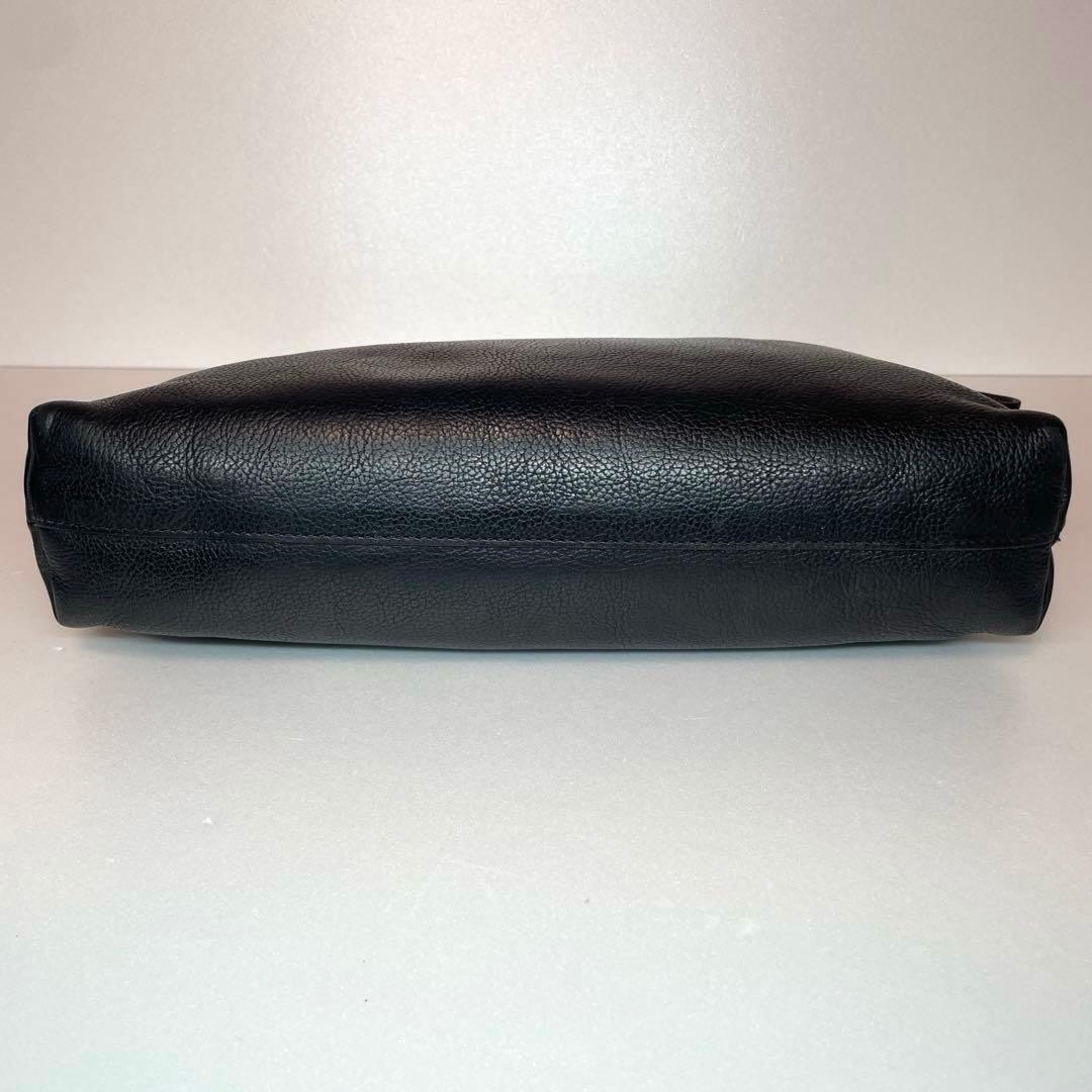 イルビゾンテ(ILBISONTE)ショルダーバッグ 本革 黒