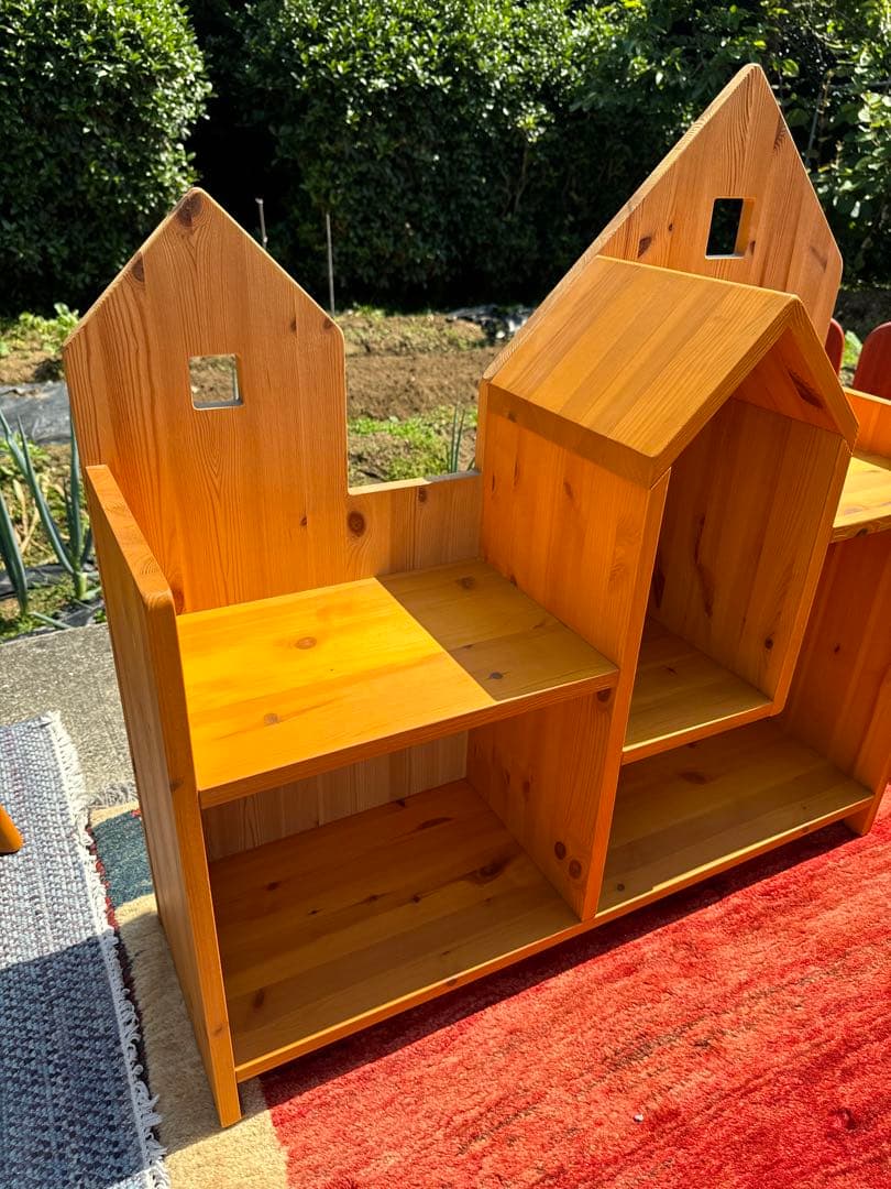 美品 国産 広松木工 WFハウスシェルフ 90 キッズファニチャー 渡辺優