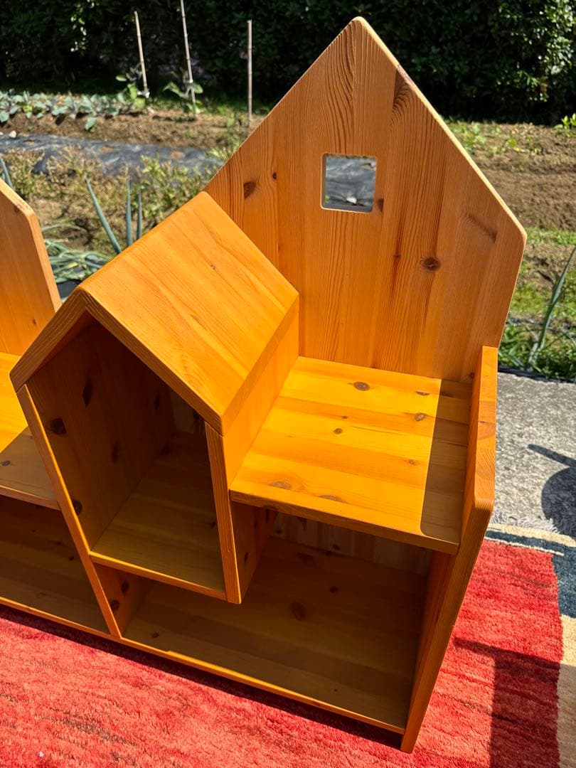 美品 国産 広松木工 WFハウスシェルフ 90 キッズファニチャー 渡辺優