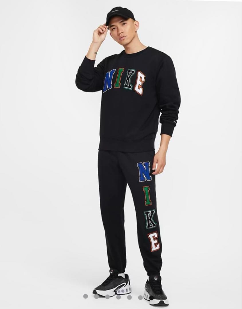 【Mサイズ】NIKE上下セットアップ　ロゴボア　グレー　ナイキ　新品未使用