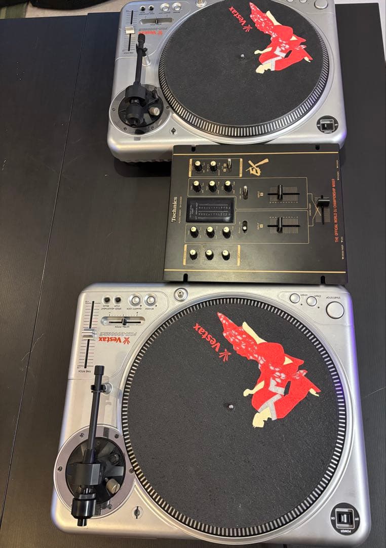 Vestax ターンテーブル 2台セット ミキサー付き