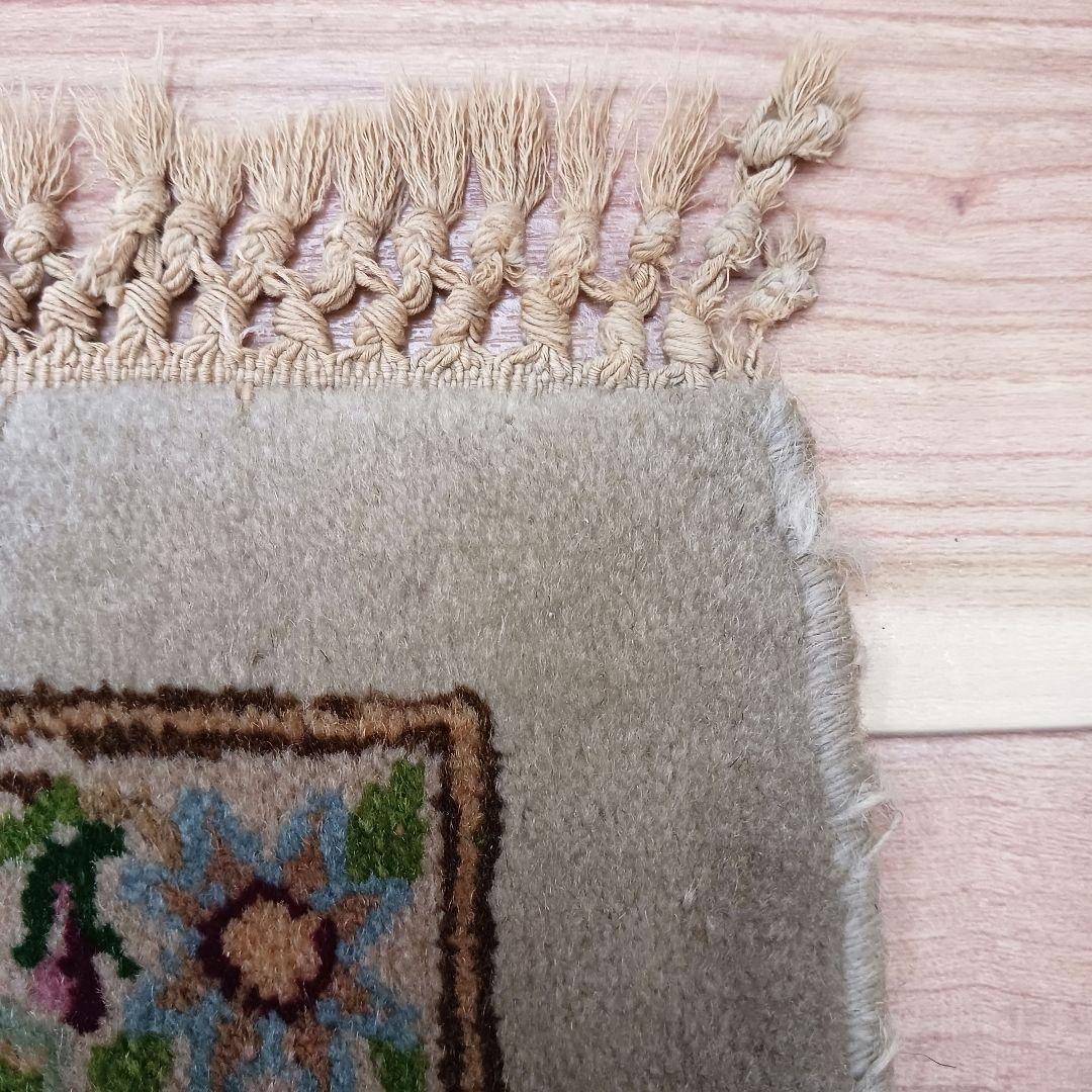 Y3184 高級ペルシャ絨毯 ケルマン産 ウール100% 手織り 特大4m越え