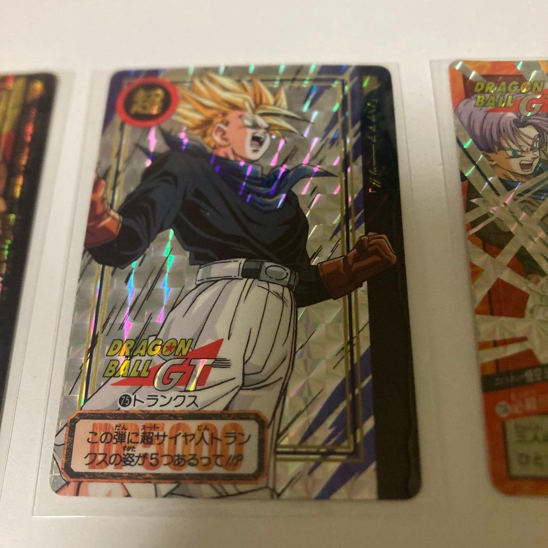 ドラゴンボールGT トランクスカード　悟空、パンらピラフ