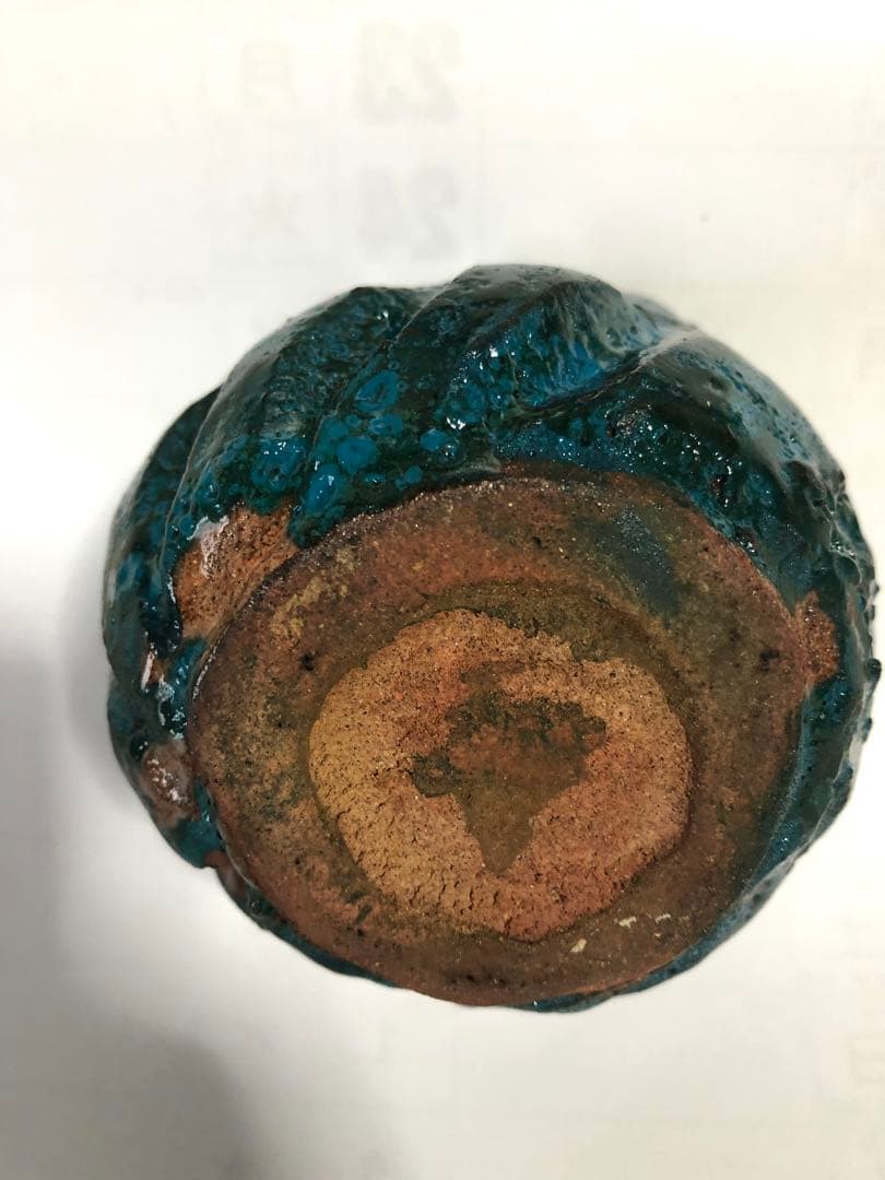 いい仕事していますよ、藍色で有名な陶芸家さんのぐい呑み