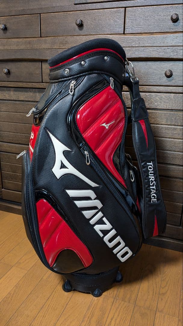 Mizuno MP ゴルフバッグ・キャディバッグ レッド/ブラック