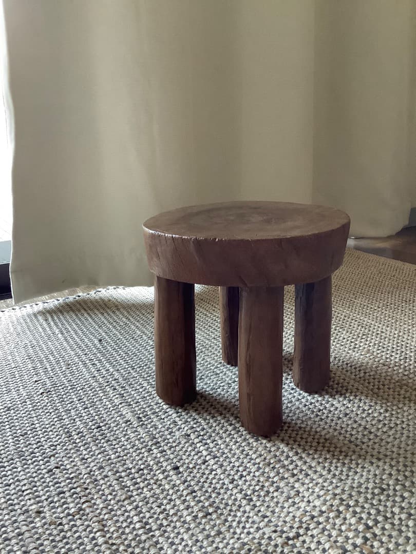 美品 セヌフォ族 スツール コートジボワール アフリカ アフリカンアート