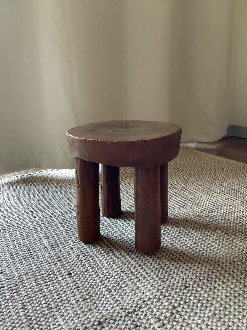 美品 セヌフォ族 スツール コートジボワール アフリカ アフリカンアート