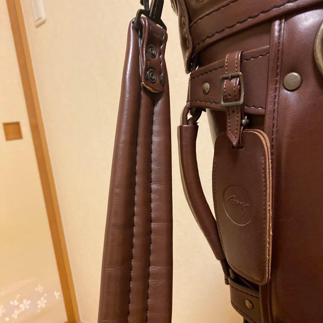 【美品】ミズノ最高級ブランド グランドモナーク キャディバッグ&ロゴ入り傘