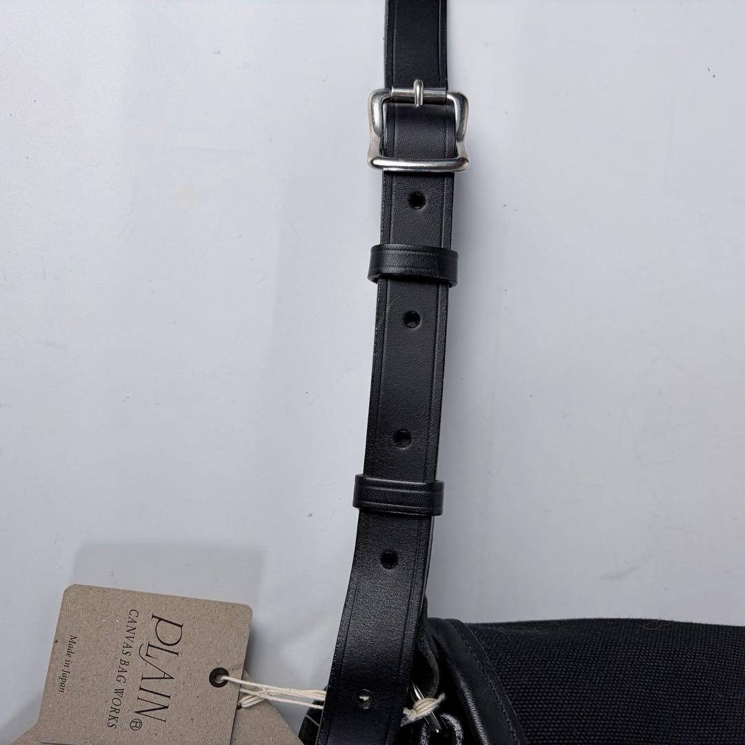 jeteePLAIN　キャンバスバッグ フィールドニューショルダー国産　黒