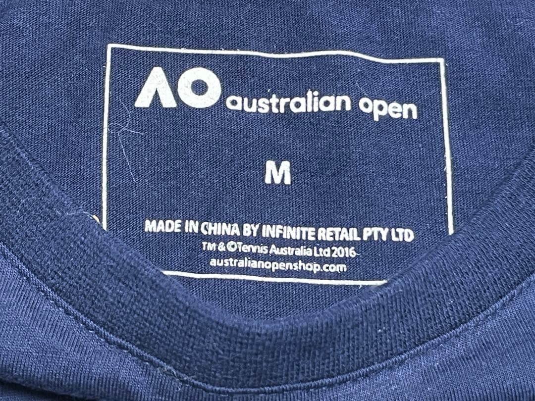 Australian Open Tシャツ ネイビー　タオル　2017年
