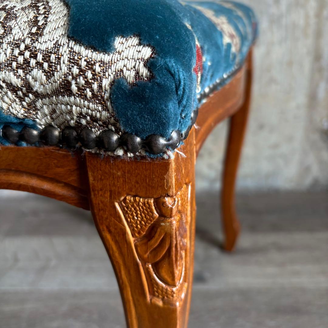 クラシック　猫脚スツール　ヴィンテージ レトロ