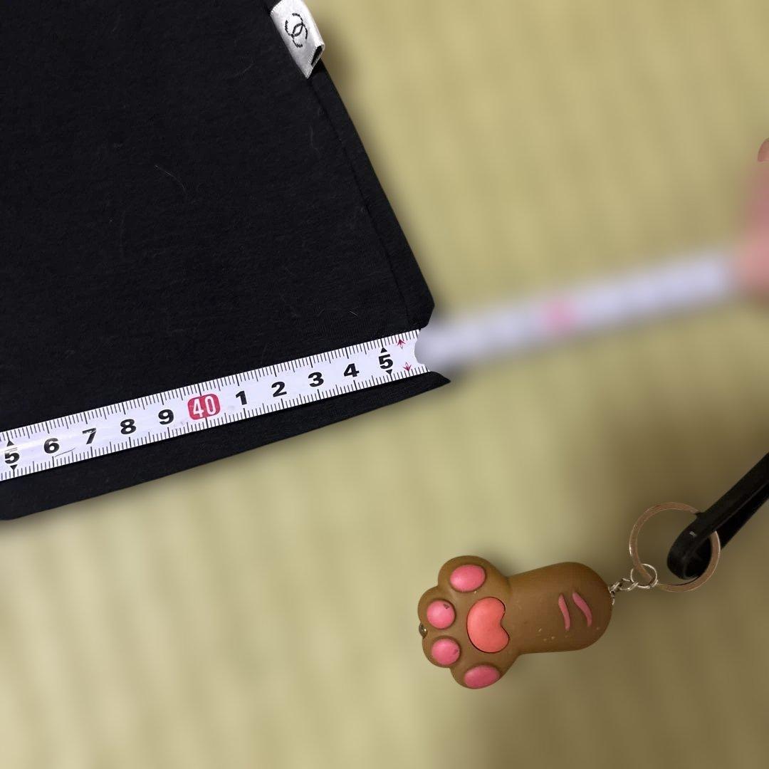 CHANEL ブラック シャツ XL ココロゴ