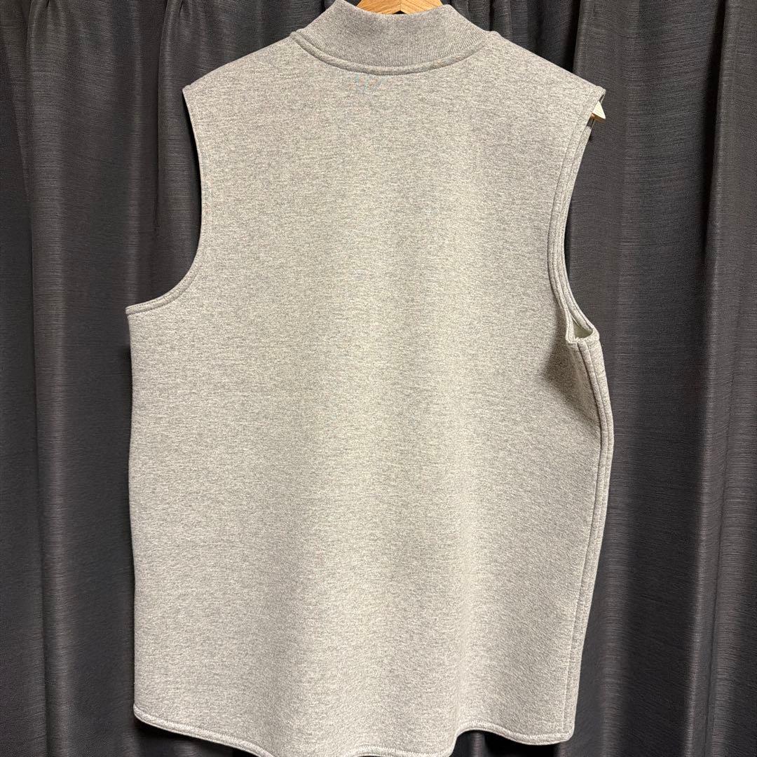 Carhartt グレー ジップアップベスト Lサイズ