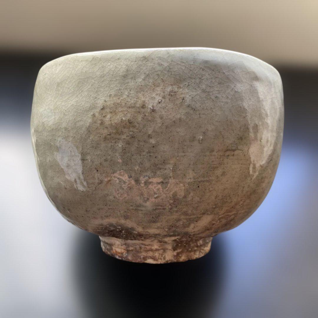 萩焼　大華山　納富鳥雲作　箱付　茶道具