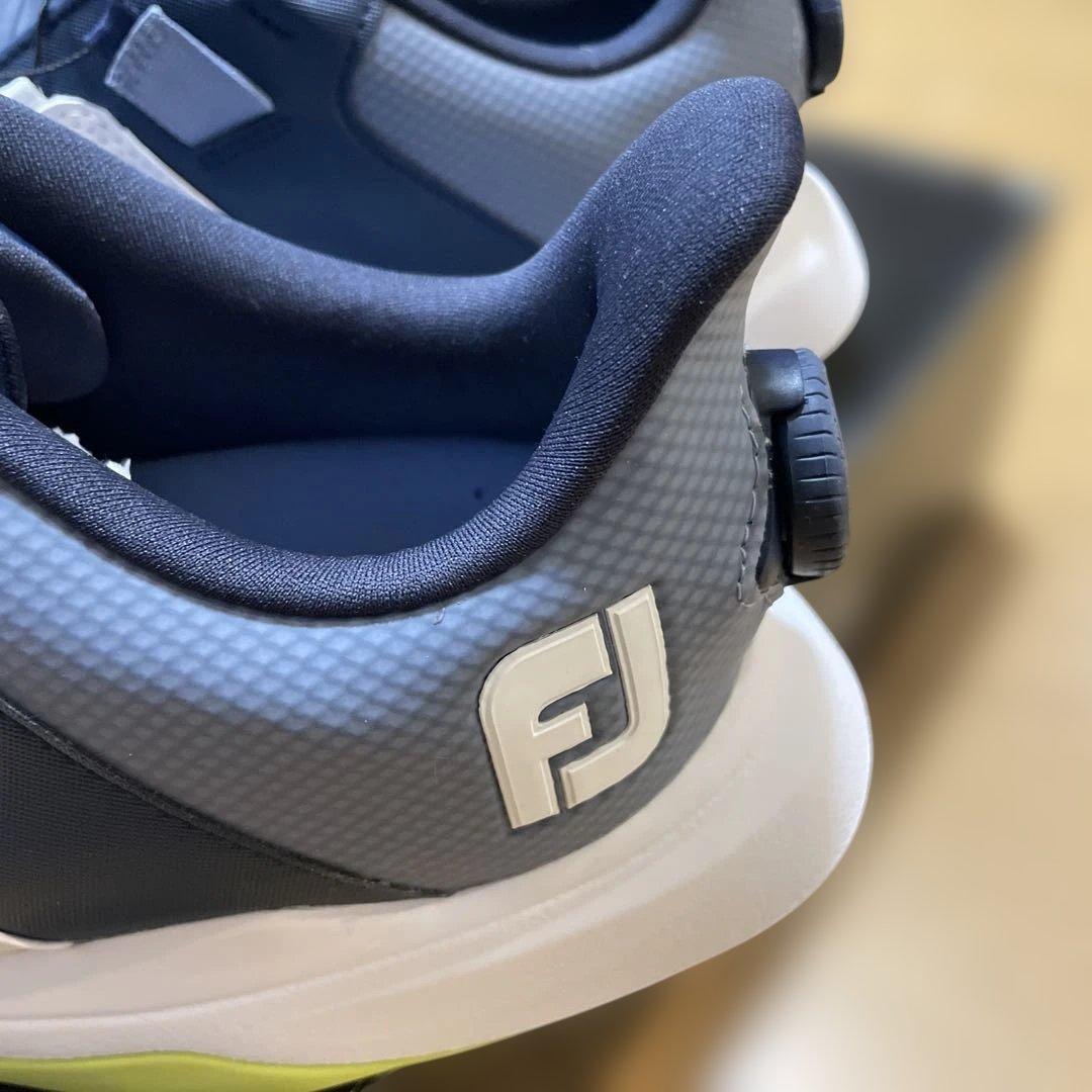 FJ PROLITE ゴルフシューズ ホワイト/ネイビー/ライム