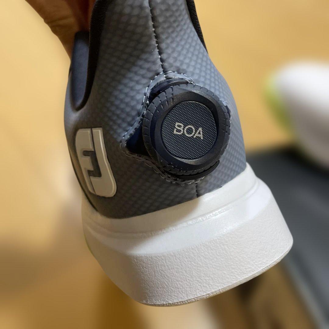 FJ PROLITE ゴルフシューズ ホワイト/ネイビー/ライム