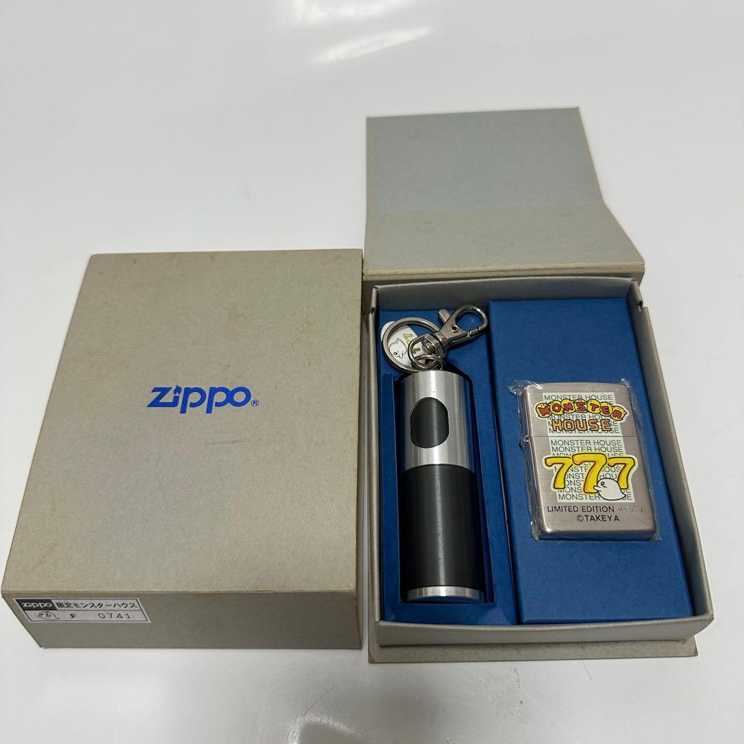 【限定レア】　新品　Zippo　モンスターハウス 銀仕上げ