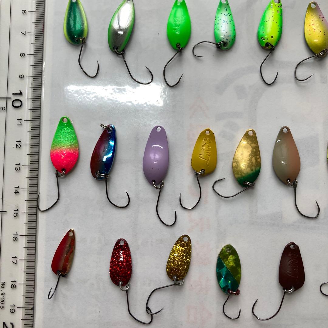 管釣りスプーン90個詰め合わせ　ブランド各種