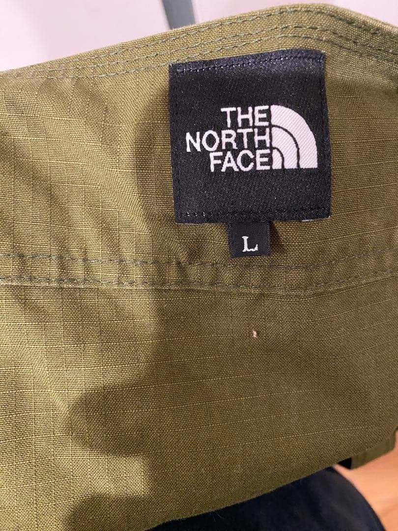 The North Face ノースフェイス　オーバーオール　カーキ　難燃素材