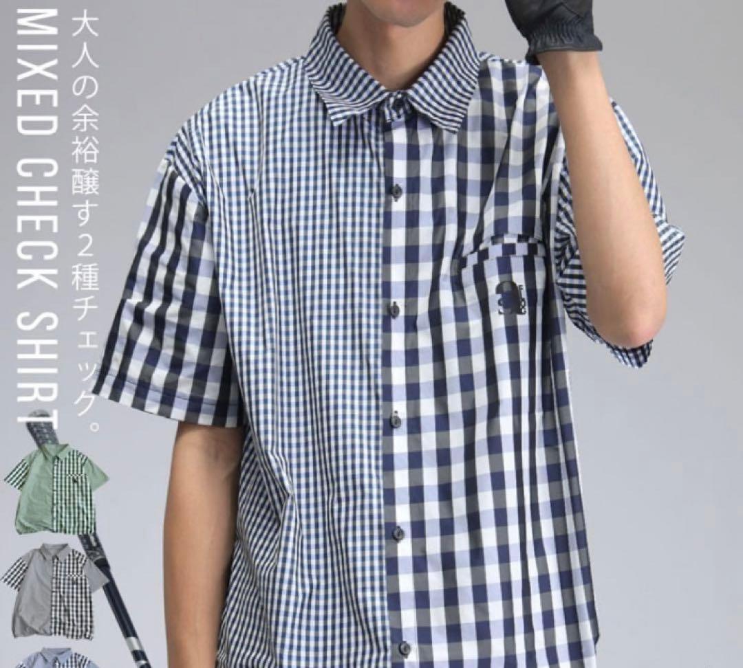 定価¥10,490＊antiqua STCH＊チェック柄ハーフパンツ ネイビー