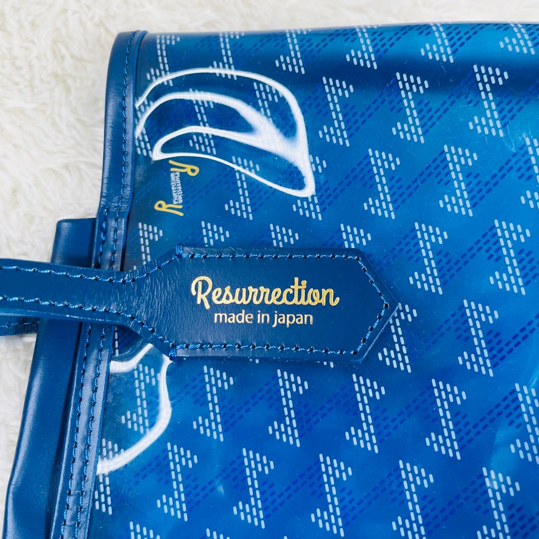 レザレクション　クリア　カートバッグ　ブルー　ゴルフ