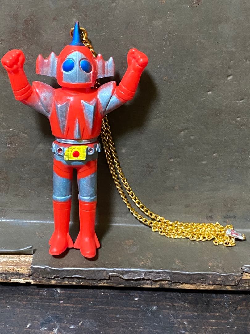 当時物 ソフビ 宇宙鉄人キョーダイン　スカイゼル　石森章太郎　特撮　ペンダント