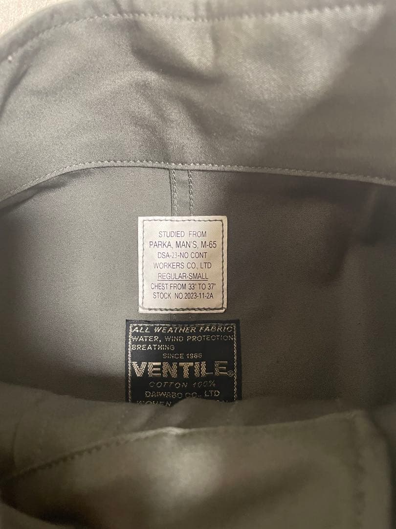 新品　WORKERS フィッシュテール　ベンタイル　23AW