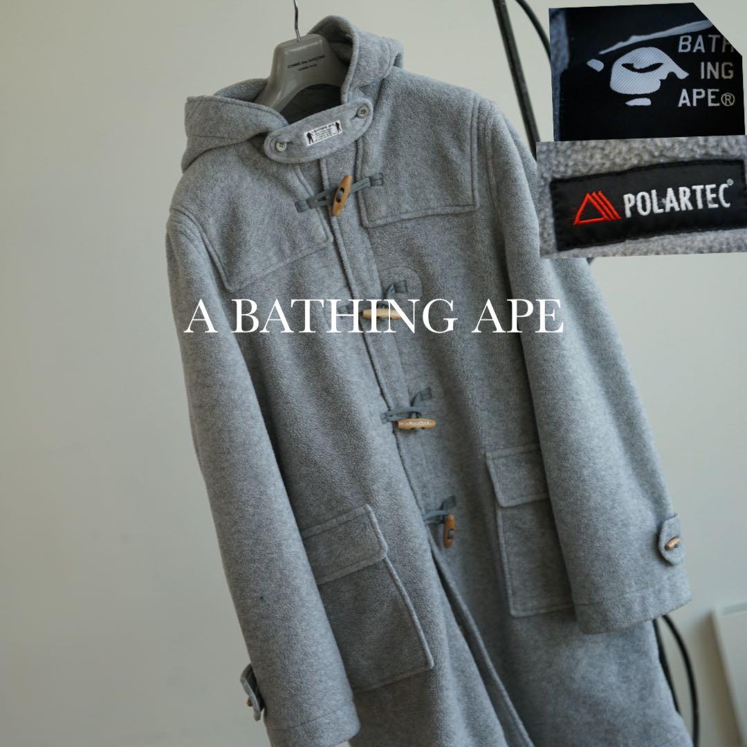 初期 90s アベイシングエイプ ポーラテック トグル ダブルコート bape