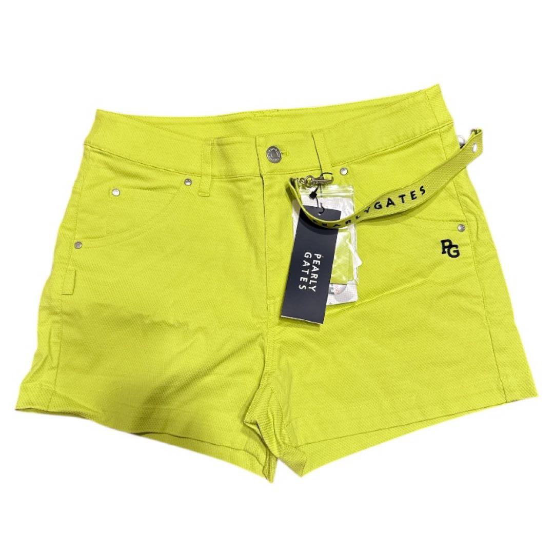 【新品未使用】PARADISE GATES 蛍光イエロー ショーパン　サイズ0