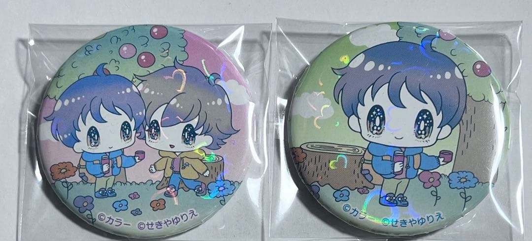 お値下げ エヴァ コロン シンジ カヲル 缶バッジ エヴァンゲリオン 関谷ゆりえ