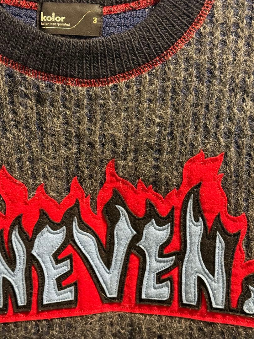 Kolor uneven セーター　2018aw